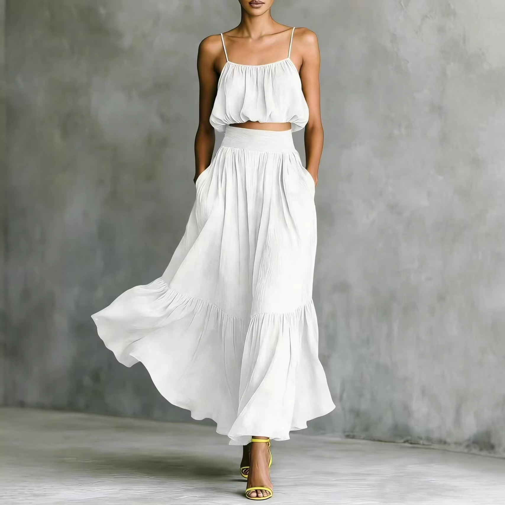 Women Summer 2 Piece Outfits R - Boho Summer Beach Maxi Dress 评论和价格