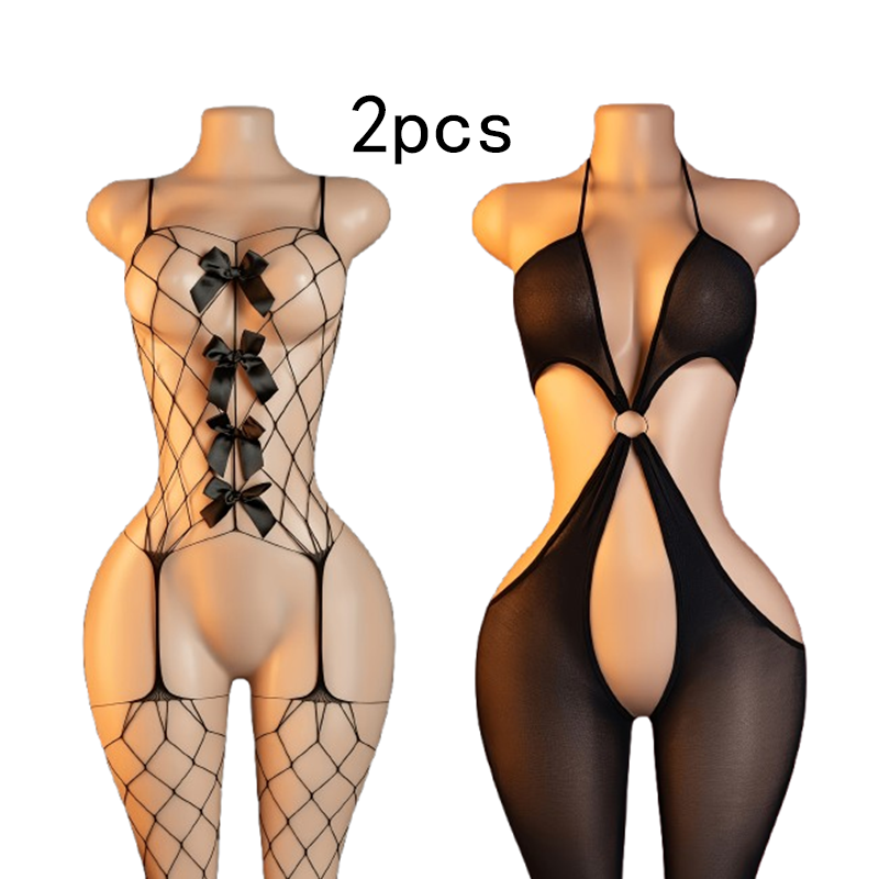 2-Piece Set – Sexy Cut-out Fis - Lingerie 评论和价格