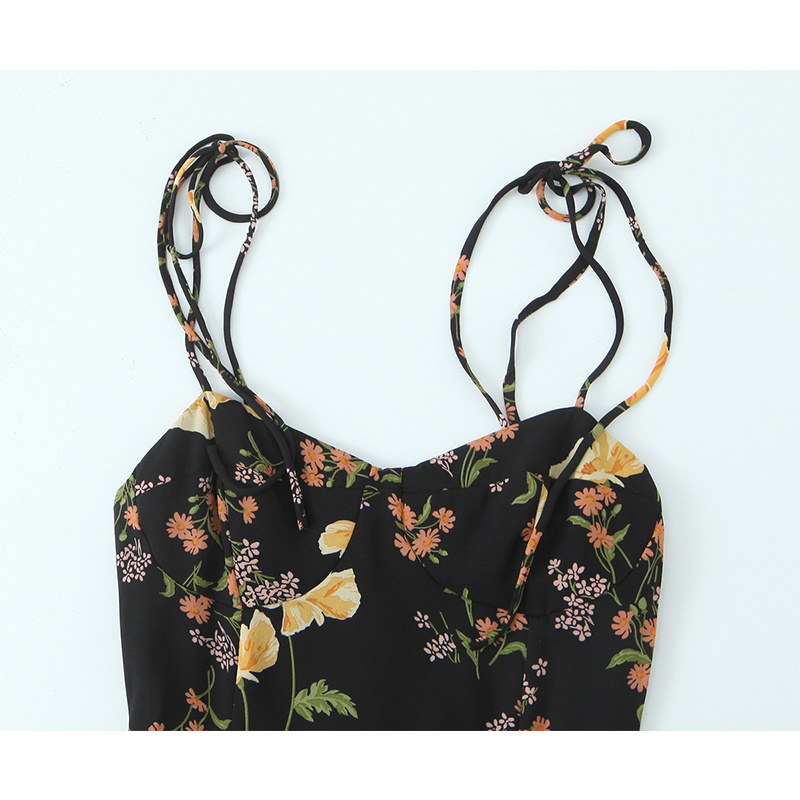 YENKYE French Style Vintage Fl - French Vintage Floral Midi Dress 评论和价格