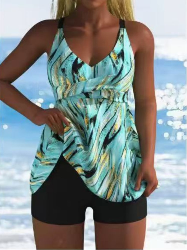 New High Waist Swimwears Tanki - Swimwear 评论和价格