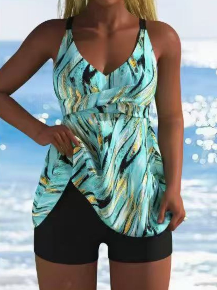 New High Waist Swimwears Tanki - Swimwear 评论和价格