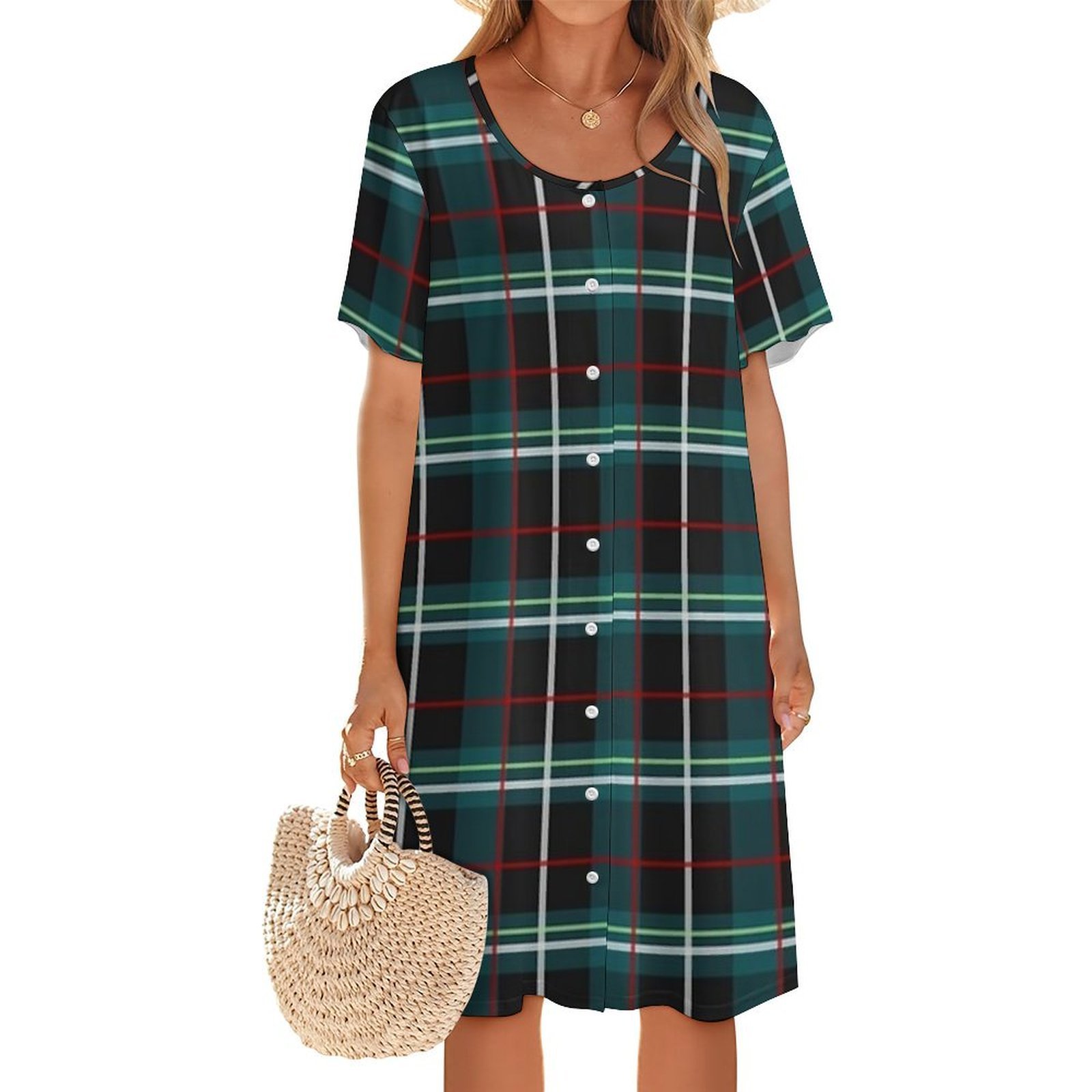 Frankie Stein First Wave dress - Korean Style A Line Shirt Dress 评论和价格