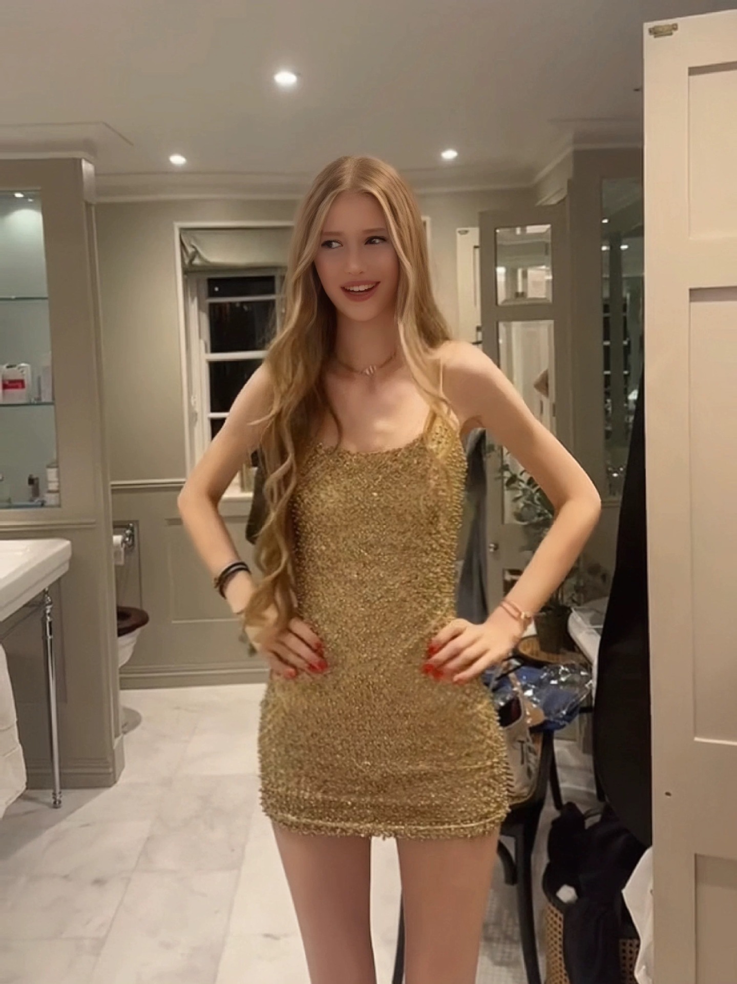 Women Sparkly Rhinestone Embel - Sparkly Rhinestone Club Party Dress 评论和价格