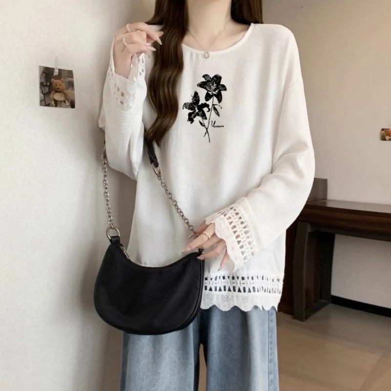 Women Plus Size Floral Print C - Blouses 评论和价格