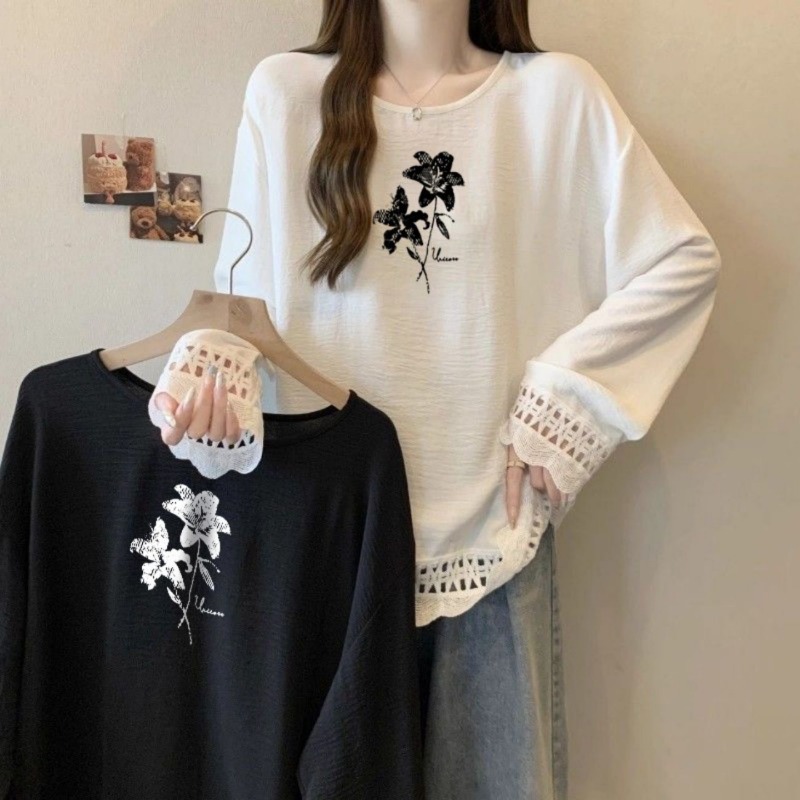 Women Plus Size Floral Print C - Blouses 评论和价格