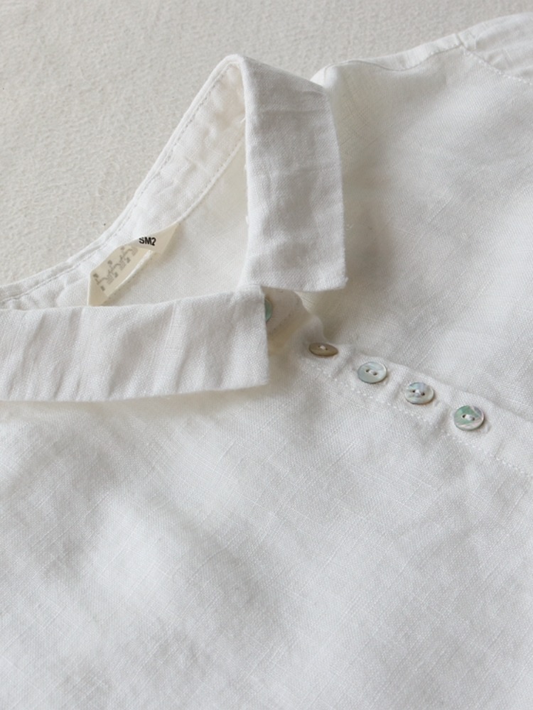 Artistic Linen Dress Women Spr - Casual Loose Linen Shirt Dress 评论和价格