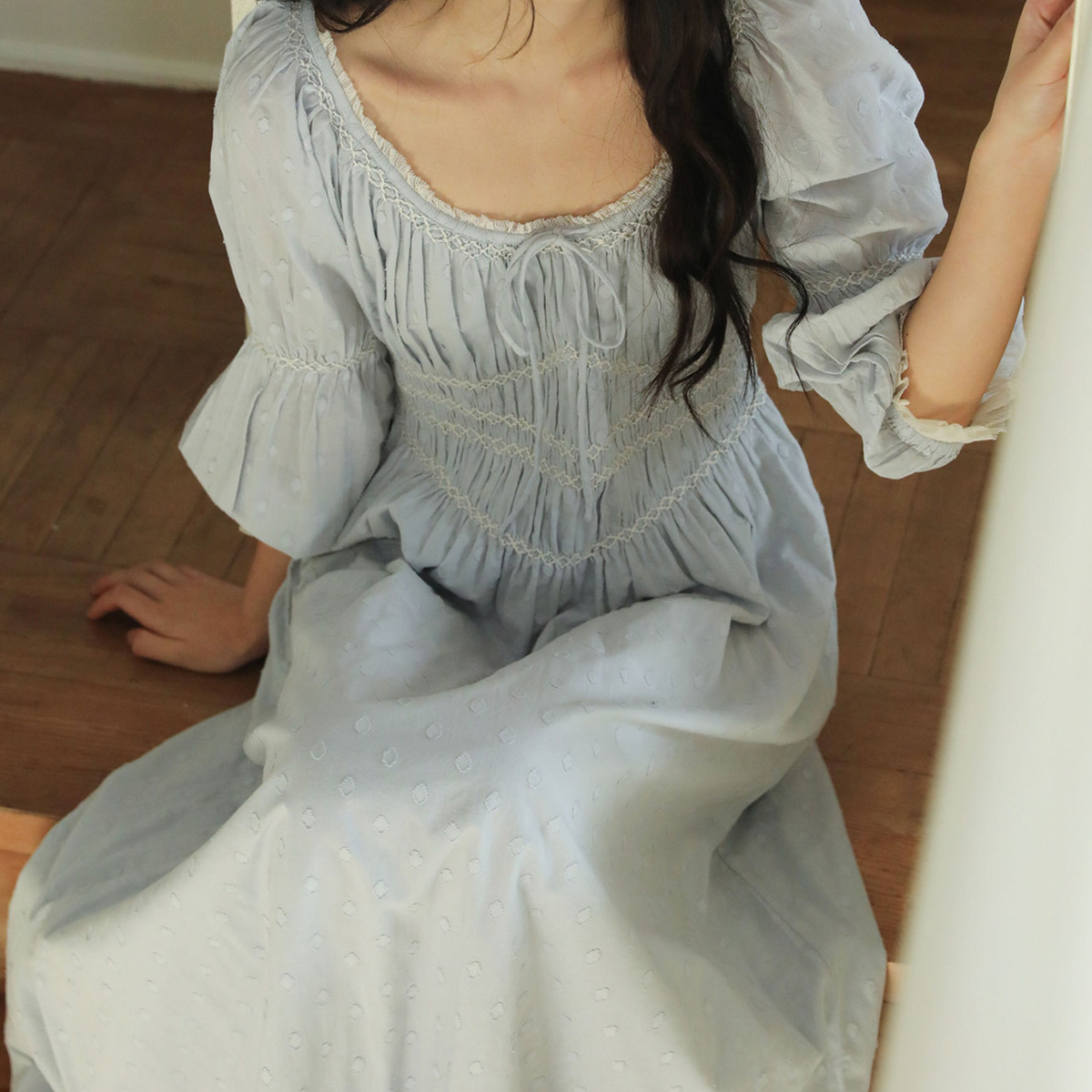 Julie's Princess Outerwear Swe - French Vintage Floral Midi Dress 评论和价格