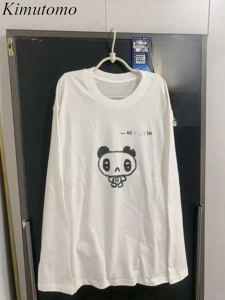 Kimutomo T Shirts Women Cartoo - Blouses 评论和价格